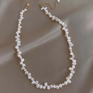 Baroque Pearl Choker Necklace